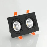 Square double head Adjustable lights source angel LED Down light