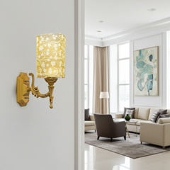 Fiber Wall Light (Gold)