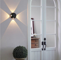 4 Way Cross Cube Outdoor Light