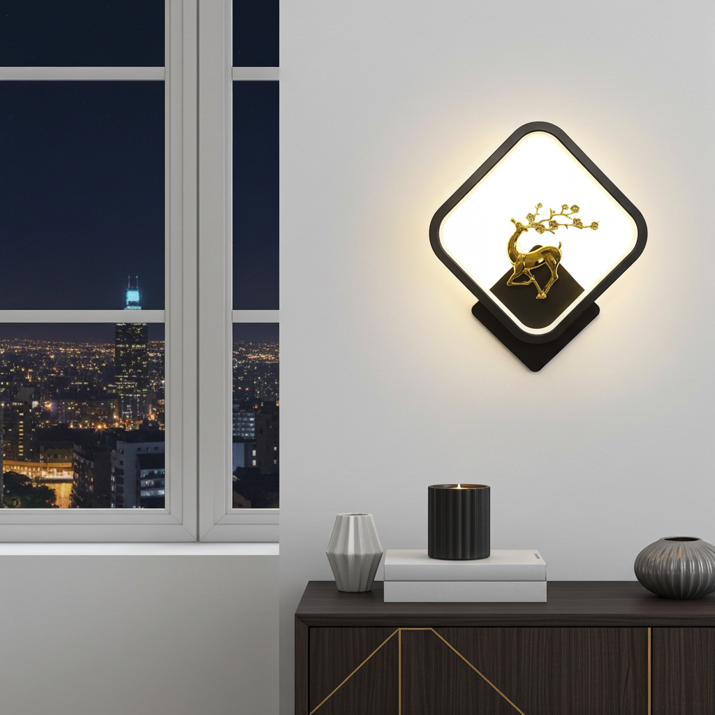 HIRREN Wall Light (Black)