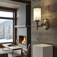 Fiber Wall Light (White)
