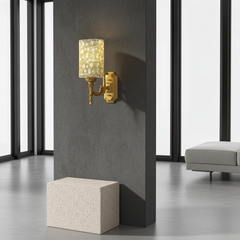 Fiber Wall Light (Gold)